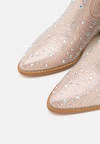 Even&Odd Wide Fit Kovbojské/motorkárske čižmy - silver