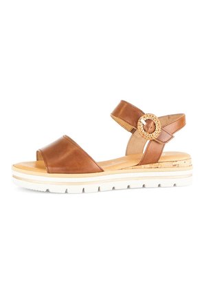 Gabor Comfort Sandals - camel kork