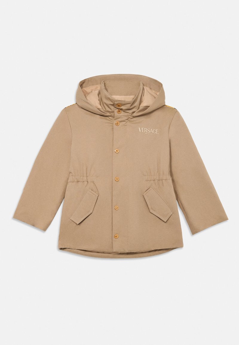 Versace Wintermantel zandkleur