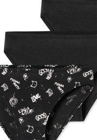 Schiesser 3-PACK - Slip - schwarz