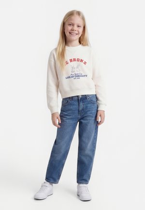 ONLY GIRLS KOGBETINA O-NECK PRINTED - Φούτερ - cloud dancer