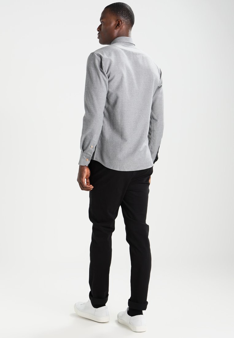 Herren Freizeithemden | Kronstadt DEAN Hemd grey/grau - PL04607 Herren Freizeithemden | Kronstadt DEAN Hemd grey/grau - PL04607