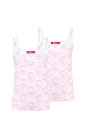 2-PACK- CAMISOLE RUFFLE STYLISH TOILE - Undershirt - pink