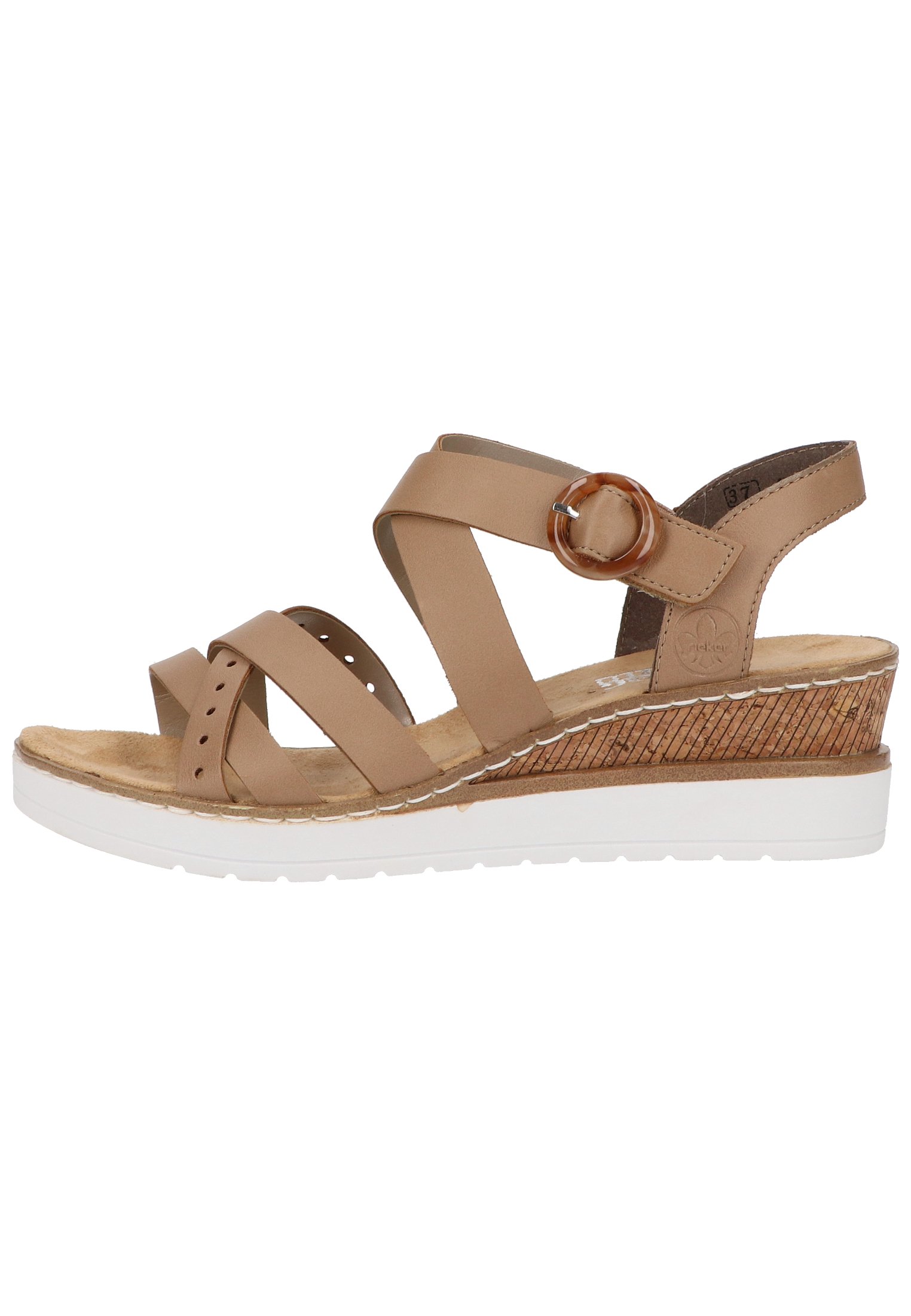 Rieker Sandalen met plateauzool - beige/Beige - Zalando.nl
