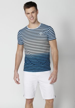 Koroshi SHORT SLEEVE  - Print T-shirt - azul   blue