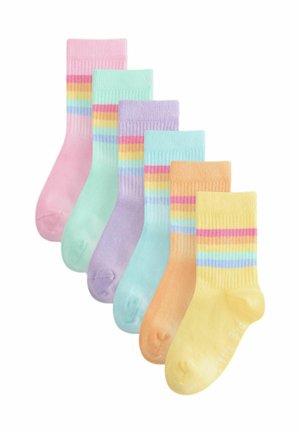 STRIPED TUBE 6 PACK   - Socks - pastel rainbow