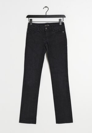 Massimo Dutti Straight leg jeans - black