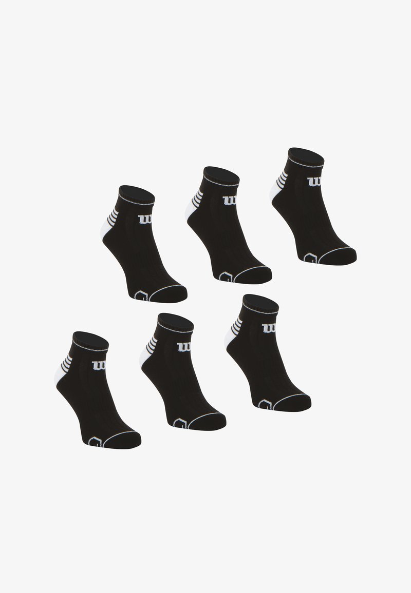Wilson 6 PACK - Chaussettes - noir blanc