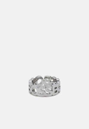 BOSS LADIES RING WITH LOGO - Ring - silberfarben