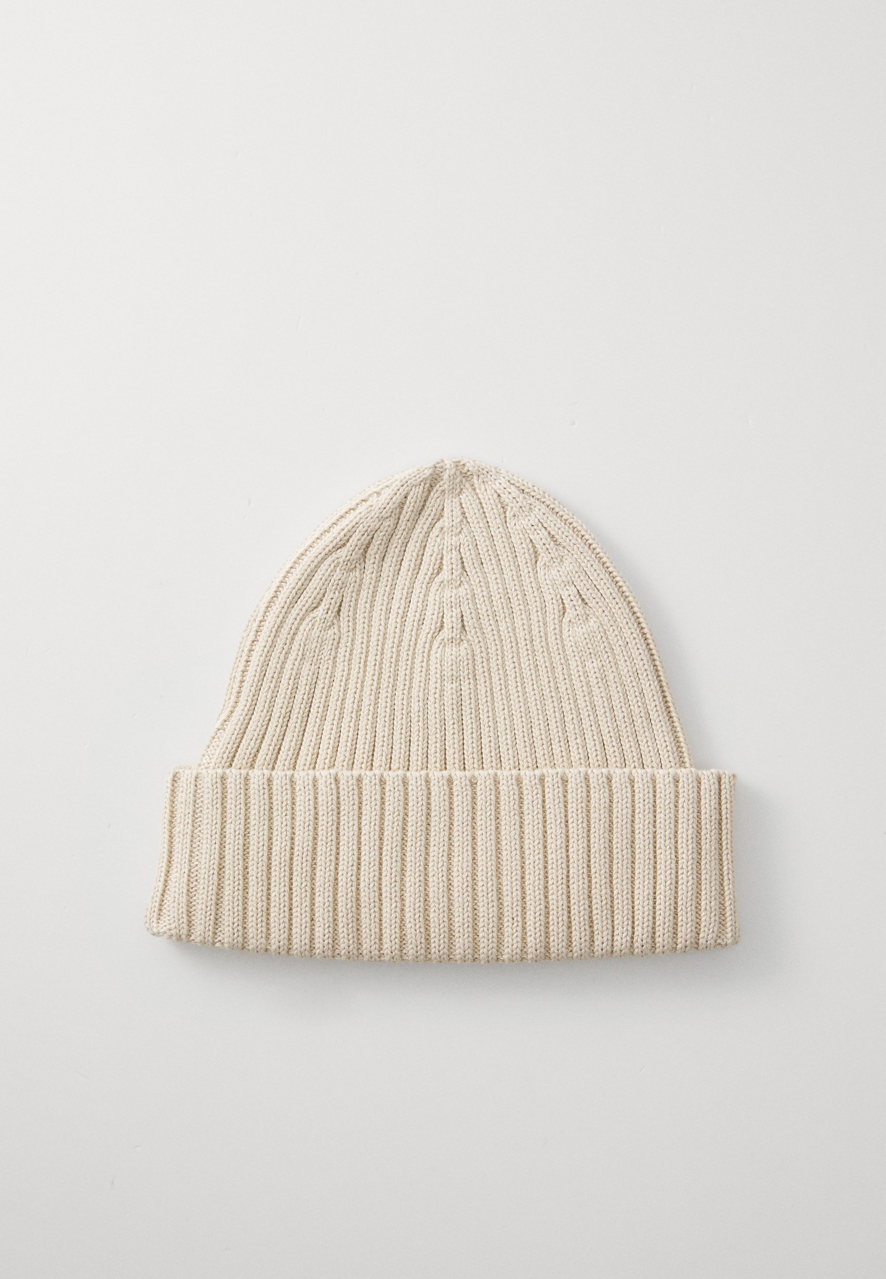 Maison Kitsuné BOLD FOX HEAD PATCH BEANIE - Beanie - paper/white