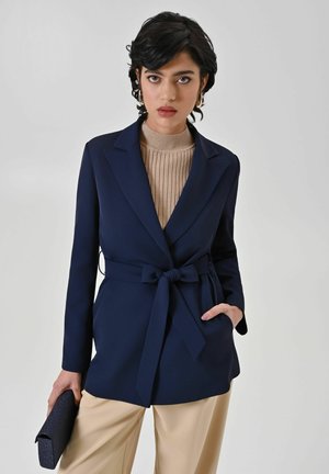 Halflange jas - blue