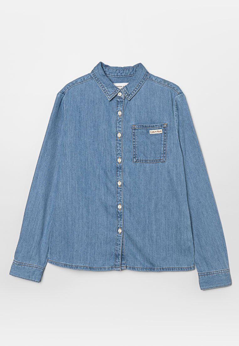 Calvin Klein Jeans Overhemdblouse blauw