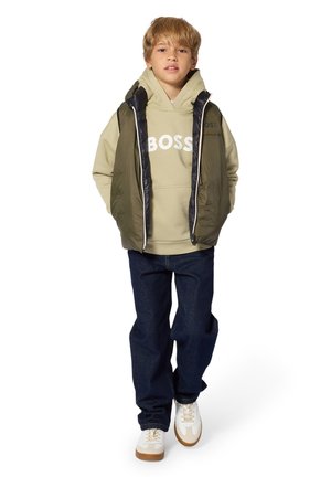 BOSS Kidswear, HOODED SWEATSHIRT KIDS TEENS - Sweat à capuche - elm
