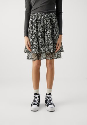 JDYSIBEL SKIRT - A-line skjørt - black/white