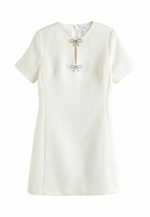BOUCLE BOW  REGULAR FIT - Dienas kleita - cream