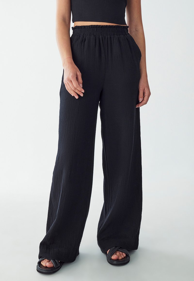 ST MRLO LETTY RELAXED  - Pantaloni - black