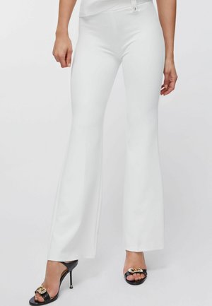 SMART FLARED  - Pantaloni - white