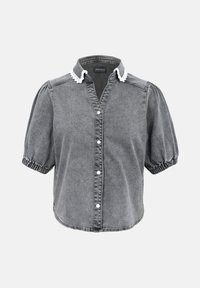 Nevybrané, lt. grey w. white lace trim