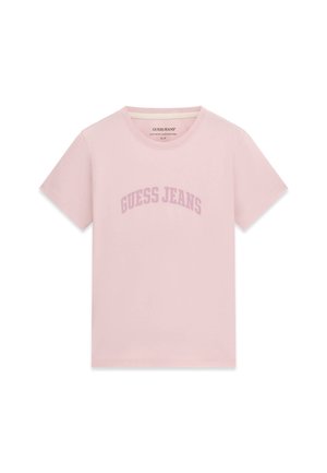 Guess Jeans, BEDRUCKTES LOGO-T-SHIRT - Triko s potiskem - lila
