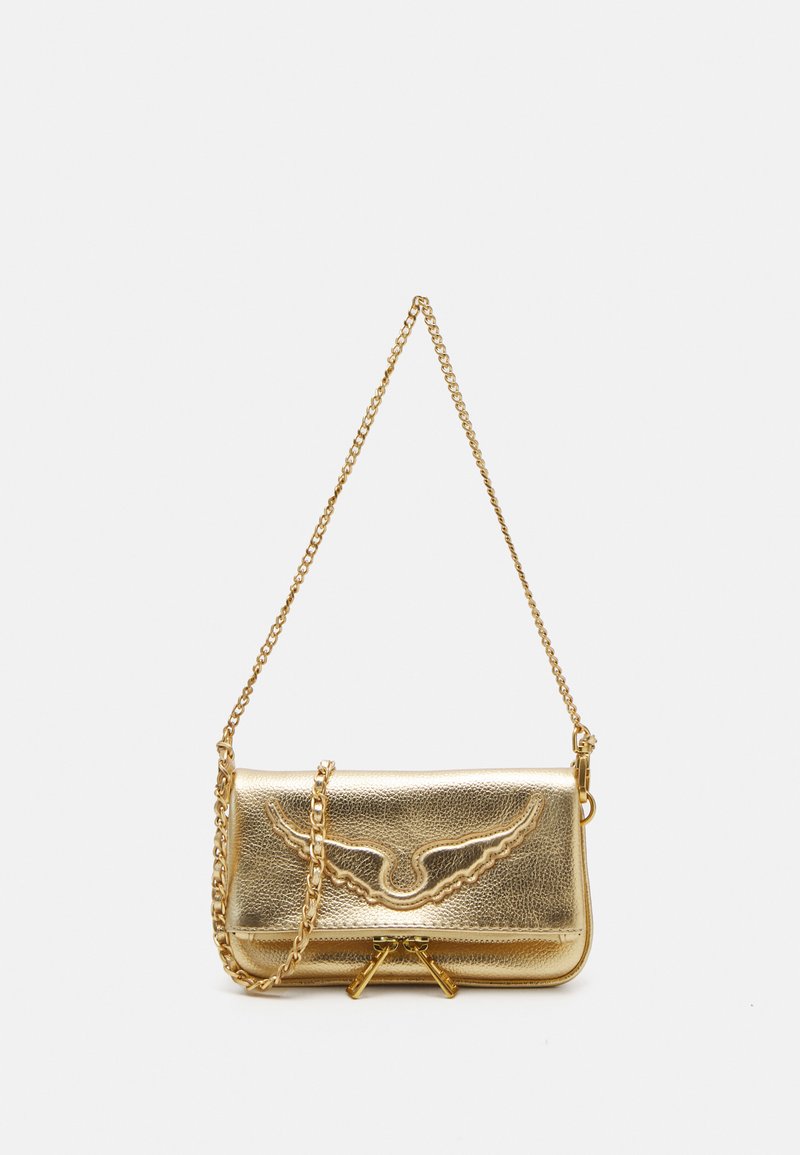 Zadig & Voltaire ROCK NANO WINGS  - Cross body bag - gold-coloured