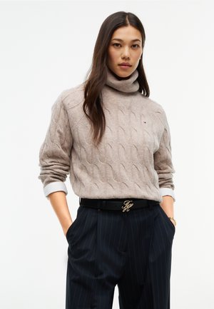 Tommy Hilfiger, Пуловер - light camel heather