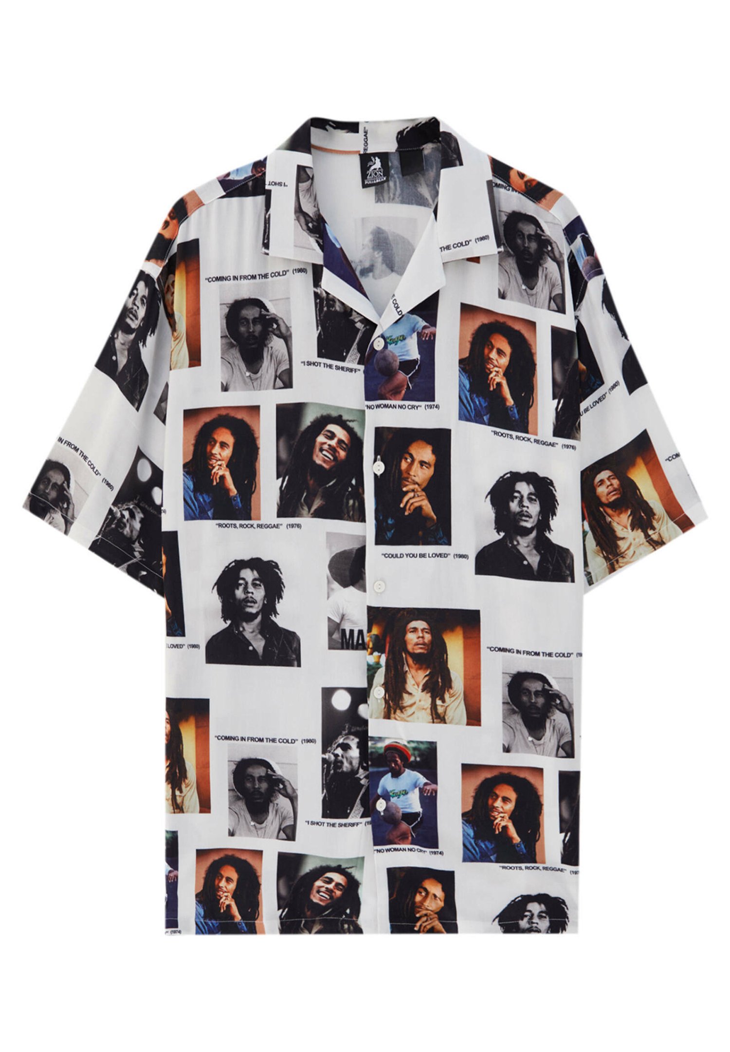 PULL\u0026BEAR BOB MARLEY - Shirt - black 