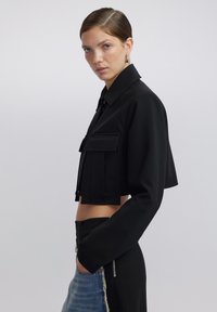 Ipekyol WIDE POCKET CROP - Lichte jas - black