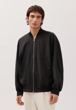 Studio Seidensticker, OVERSIZED - ATLASBINDUNG UNISEX - Bomberjacke - black