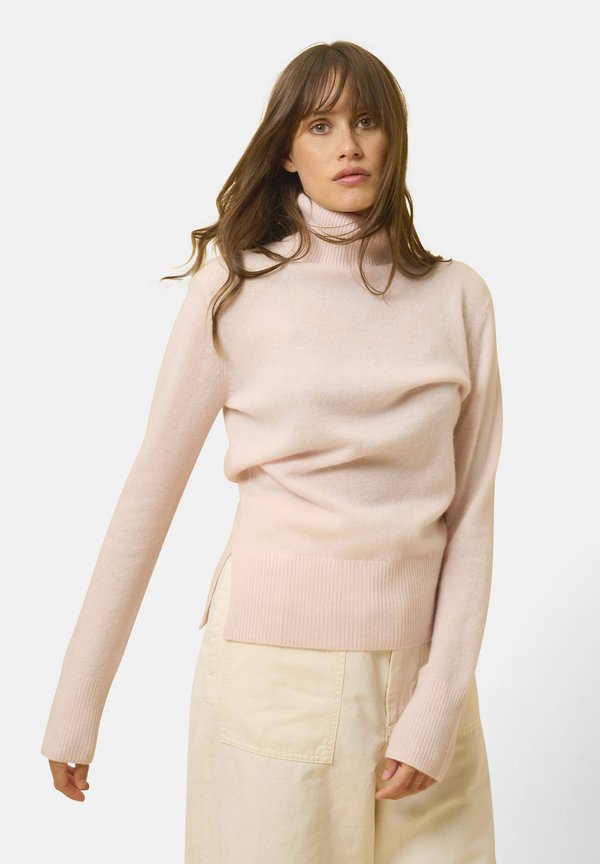 COL ROULÉ - Strickpullover - powder