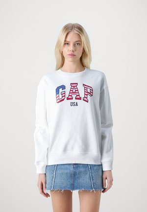 GAP HERITAGE CREW - Felpa - white