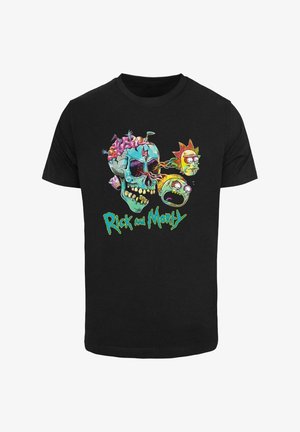 Merchcode Nyomott mintás póló - black