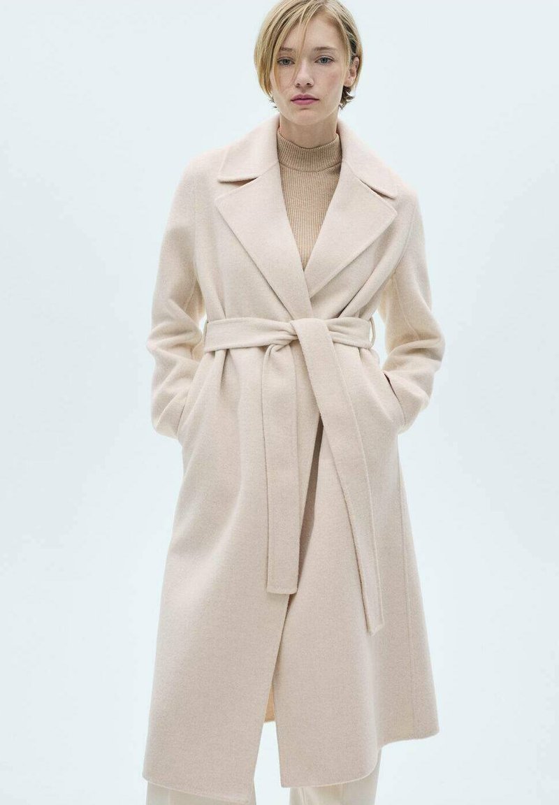 Mango Klasičan kaput - off-white