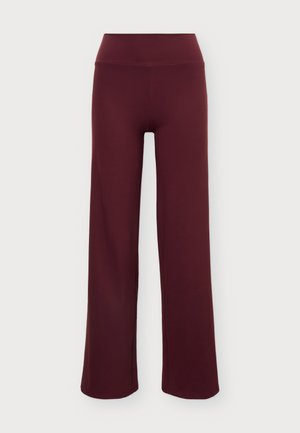 Even&Odd active by Zalando, ESSENTIAL STUDIO FULL LENGTH WIDE LEG LEGGINGS - Долнище на анцуг - bordeaux