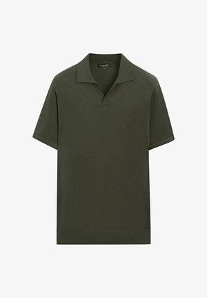Massimo Dutti, 100% COTTON SHORT SLEEVE POLO - Poloshirt - dark grey