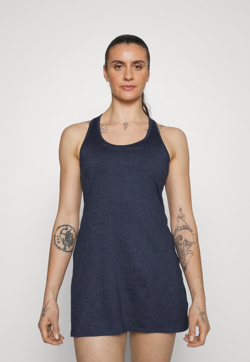 GAP BRUSHED SCOOP NECK DRESS Sports dress new vintage blue/blue Zalando.co.uk