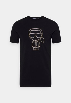 CREWNECK - T-shirt con stampa - black