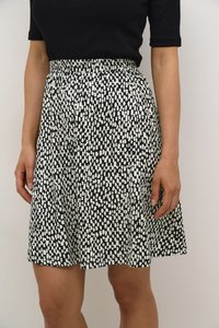 Kaffe KAHAZEL - Jupe trapèze - black chalk graphic dot