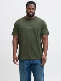 Jack & Jones JJESOHO TEE CREW - Triko s potiskem - duffel bag