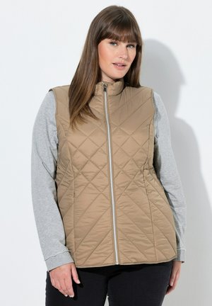 HYPRAR WATER REPELLENT QUILTED  - Bodywarmer - light brown