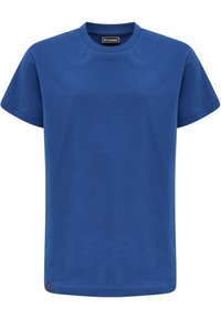 Hummel - T-shirt basic - true blue Miniatuurafbeelding 1