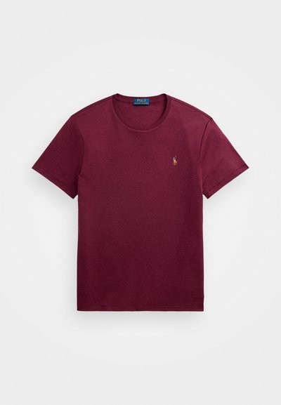 Polo Ralph Lauren CUSTOM SLIM FIT SOFT COTTON T-SHIRT - Paprasti marškinėliai - spring wine heather