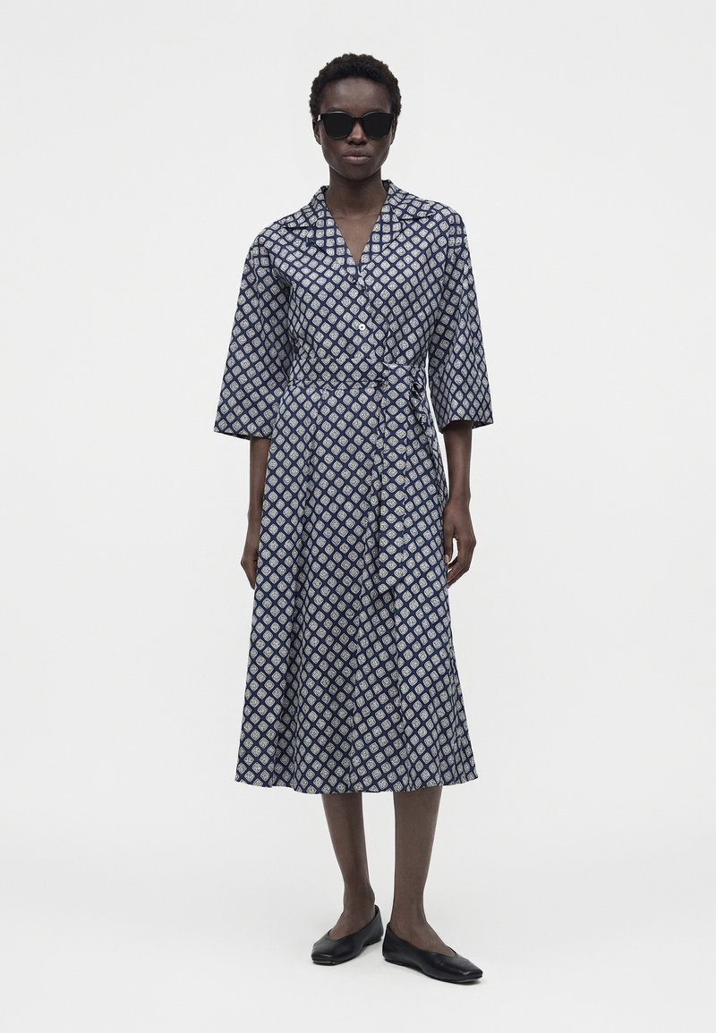 Max Mara Falasco Shirt Dress In Light Blue - 50 Off
