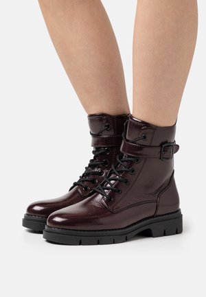 Tamaris Platform ankle boots - bordeaux