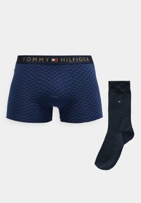 Tommy Hilfiger ORIGINAL TRUNK PRINT SOCK SET - Boxers - navy/desert sky