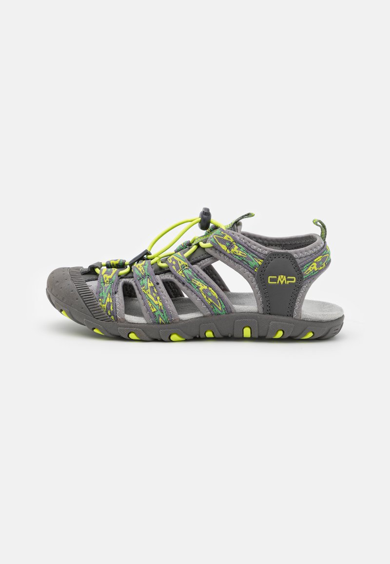 CMP - KIDS SAHIPH HIKING UNISEX - Vandringssandaler - graffite/lime grren, Förstora