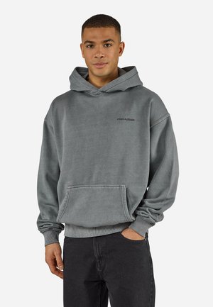 Pegador LOGO  - Felpa con cappuccio - vintage grey/grey