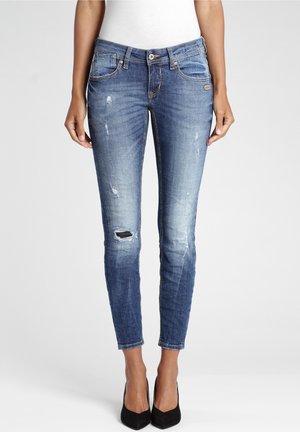 Skinny-Farkut - destroyed denim