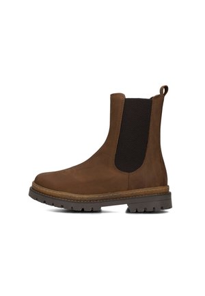 Korte laarzen - mid brown combi