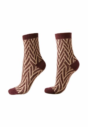 CALZEDONIA - Sokken - bordeaux beige