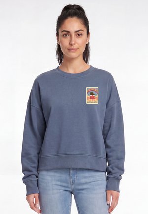 watapparel, TAROT THE CHOCOLATE - Sweatshirt - blue grey